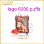ISGO 6000 Puffs Lush Ice Disposable Vape in Dubai UAE