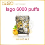 ISGO 6000 Puffs Mango Ice Disposable Vape in Dubai UAE