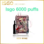 ISGO 6000 Puffs Red Wine Disposable Vape in Dubai UAE
