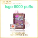 ISGO 6000 Puffs Strawberry Watermelon Ice Disposable Vape in Dubai