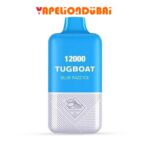 Tugboat super 12000 puffs blue razz ice disposable vape in Dubai UAE