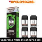 vaporesso Xros Series 0.4 ohm mesh pod 3ml