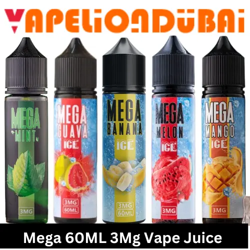 Mega 60ml 3mg Vape Juice