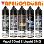 VGOD Juice 60ML 3MG NICOTINE in Dubai