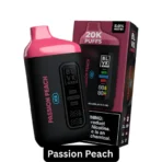 Blvk Bar 20000 Puffs Passion Peach Disposable Vape