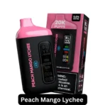 Blvk Bar 20000 Puffs Peach Mango Lychee Disposable Vape