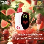 CHILLAX Shake 22000 Puffs Lychee Watermelon Ice Disposable Vape