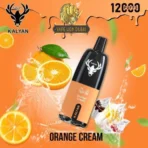 KALYAN Pro 12000 Puffs Orange Cream Disposable Vape