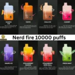 Nerd Fire 10000 Puffs Disposable Vape