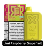 POD SALT NEXUS Limi Raspberry Grapefruit 20mg 6000 Puffs