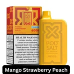 POD SALT NEXUS Mango Strawberry Peach 6000 Puffs 20mg