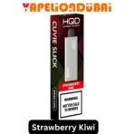 HQD Cuvie Slick 6000 Puffs Strawberry Kiwi vape blends sweet strawberries with tangy kiwi, powered by a 1400mAh battery and smooth mesh coil