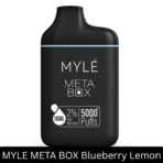 Myle Meta Box 5000 Puffs Blueberry Lemon – Sweet Meets Sour with 12ml E-liquid and 2% Nicotine