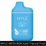 Myle Meta Box 5000 Puffs Iced Tropical Fruit – Chilled Tropical Medley with 12ml E-liquid and 2% Nicotine