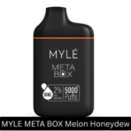 Myle Meta Box 5000 Puffs Melon Honeydew – Refreshing Melon Delight with 12ml E-liquid and 2% Nicotine
