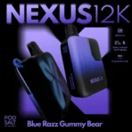 Pod Salt Nexus 12000 Puffs Blue Razz Gummy Disposable Vape