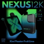 Pod Salt Nexus 12000 Puffs Mango Kiwi Passion Fruit Lime Disposable Vape