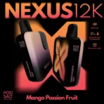 Pod Salt Nexus 12000 Puffs Mango Passion Fruit Disposable Vape