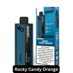 Vapes Bars Ghost Pro Elite 7000 Puffs Rocky Candy Orange – Zesty Sweet Orange Candy Flavor, 20mg Nicotine