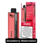 Vapes Bars Ghost Pro Elite 7000 Puffs Strawberry Watermelon – Juicy Ripe Strawberries & Refreshing Watermelon, 20mg Nicotine