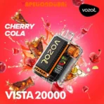 Vozol Vista 20000 Puffs Chery Cola in Dubai with 24ML e-liquid and LED display
