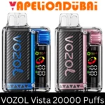 VOZOL Vista 20000 Puffs disposable vape with 6 wattage levels and rechargeable battery