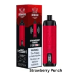 Al Fakher Crown Bar 12000 Puffs Strawberry Punch Disposable Vape