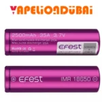 Efest 18650 3000mAh 35A Battery – 2 pack in Dubai