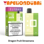 Elf Bar EW9000 Puffs Disposable Prefilled Pod Kit Dragon Fruit Strawnana in Dubai