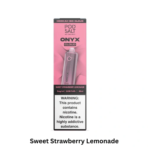 Pod Salt Onyx Cloud 25000 Puffs Sweet Strawberry Lemonade Disposable Vape in UAE
