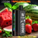 Silvaper 35000 Puffs Disposable Vape 20mg Strawberry Watermelon in Dubai