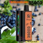 Silvaper 35000 Puffs Disposable Vape Blueberry Bomb 20mg in Dubai