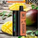 Silvaper 35000 Puffs Disposable Vape Mango Crush 20mg in Dubai