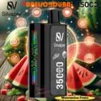 Silvaper 35000 Puffs Disposable Vape watermelon power in Dubai