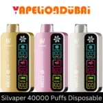Buy SILVAPER 40000 Puffs Disposable Vape 4 Mode Ice Adjustable Price in Dubai