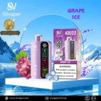 SILVAPER 40000 Puffs Disposable Vape Grape Ice in Dubai