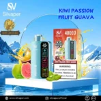 SILVAPER 40000 Puffs Disposable Vape Kiwi Passion Fruit Guava in Dubai