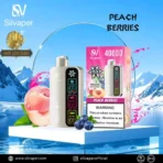 SILVAPER 40000 Puffs Disposable Vape Peach Barries in Dubai