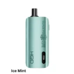 HQD Glaze Plus 12000 Puffs Ice Mint vape delivers a cool and refreshing mint flavor