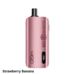 HQD Glaze Plus 12000 Puffs Strawberry Banana vape blends creamy strawberry and banana