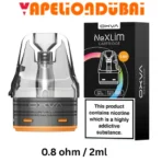 OXVA NeXlim 0.8Ω replacement pod cartridge for smooth MTL vaping
