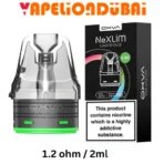 OXVA NeXlim 1.2Ω replacement pod cartridge for tight MTL vaping