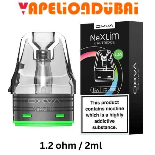 OXVA NeXlim 1.2Ω replacement pod cartridge for tight MTL vaping