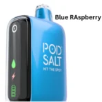 Pod Salt 15000 Puffs Disposable Vape Blue Raspberry with 16ml capacity and mesh coil