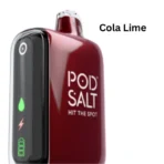 Pod Salt 15000 Puffs Disposable Vape Cola Lime with 650mAh rechargeable battery