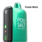 Pod Salt 15000 Puffs Disposable Vape Fresh Mint flavor with 20mg nicotine salt