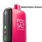 Pod Salt 15000 Puffs Disposable Vape Watermelon Breeze with HIT Boost Technology