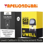 Uwell Caliburn G3 Pod Cartridge 4 pack for smooth vaping