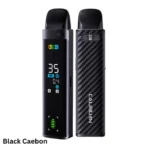 Uwell Caliburn G3 Pro Pod Kit Black Carbon with rugged carbon finish and fine-tune airflow