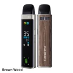 Uwell Caliburn G3 Pro Pod Kit Brown Wood with wood grain panel and 1000 mAh battery
